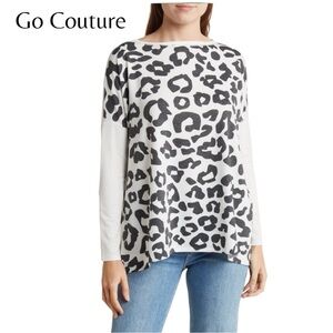 NWT Drop Shoulder Knit Top GO COUTURE